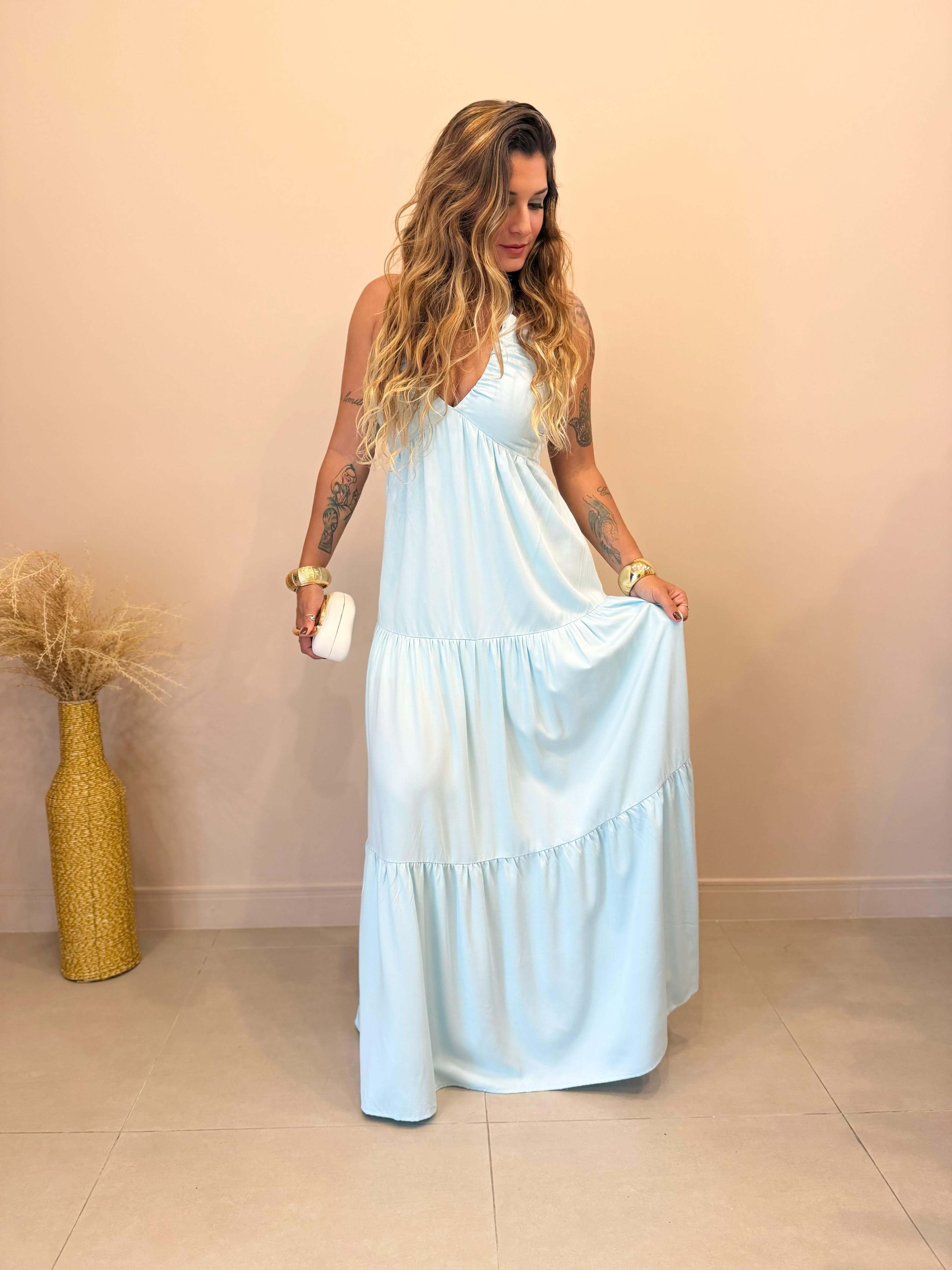 VESTIDO LONGO PRISCILA