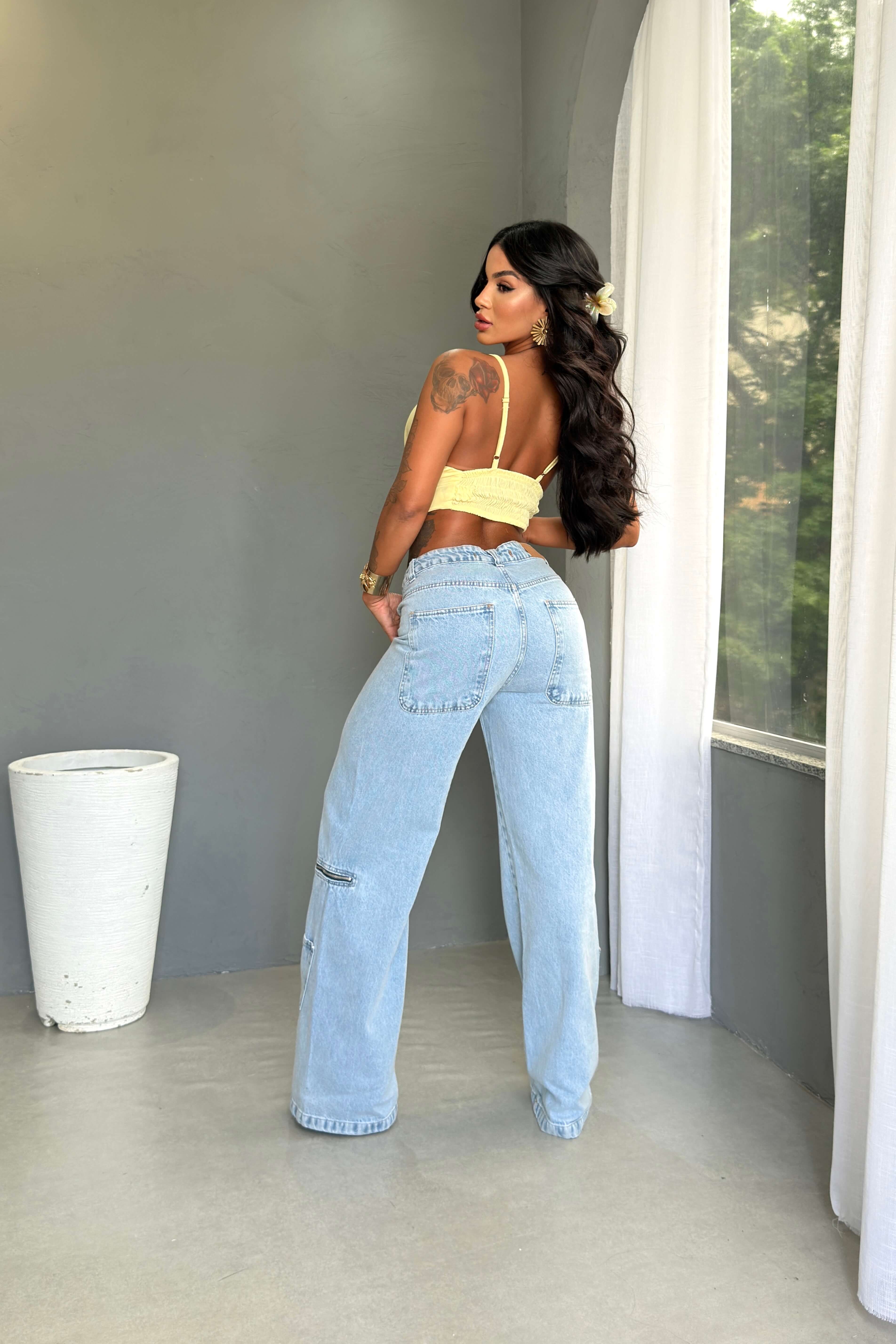 CALÇA JEANS LOOSE